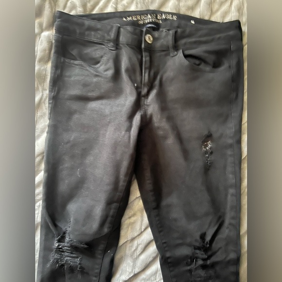 American eagle black skinny jeans - Picture 3 of 6